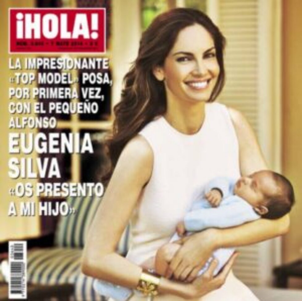 Eugenia Silva présente son fils Alfonso de Bourbon