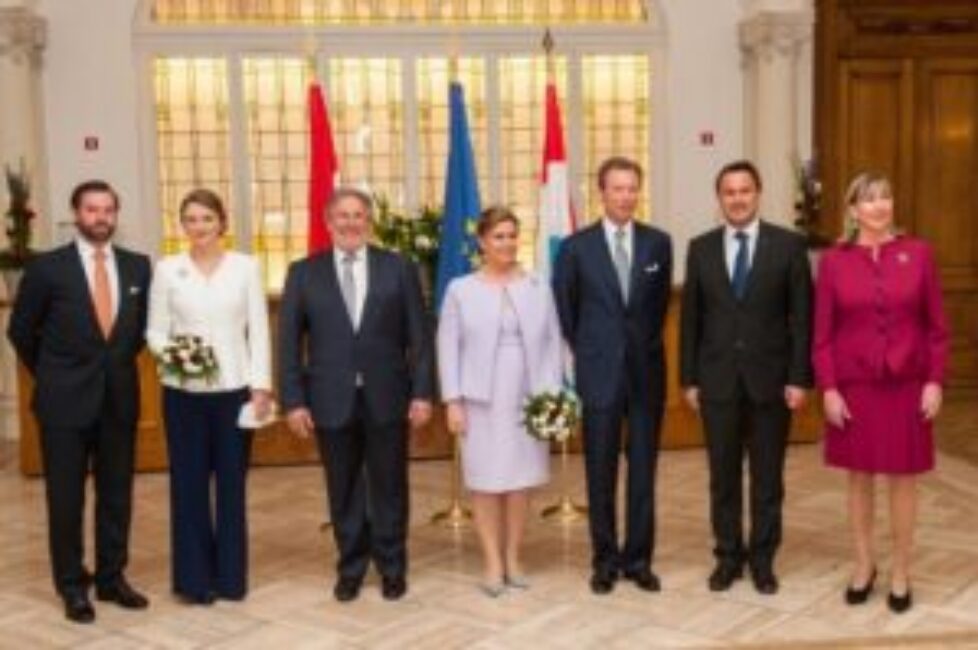 La famille grand-ducale aux 175 ans de l&rsquo;indépendance du pays