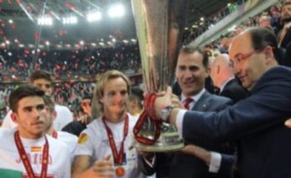 Felipe d&rsquo;Espagne à la finale de la coupe UEFA