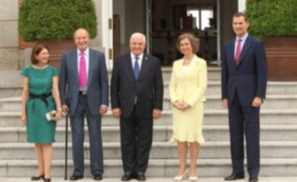 Les souverains espagnols reçoivent le président du Panama