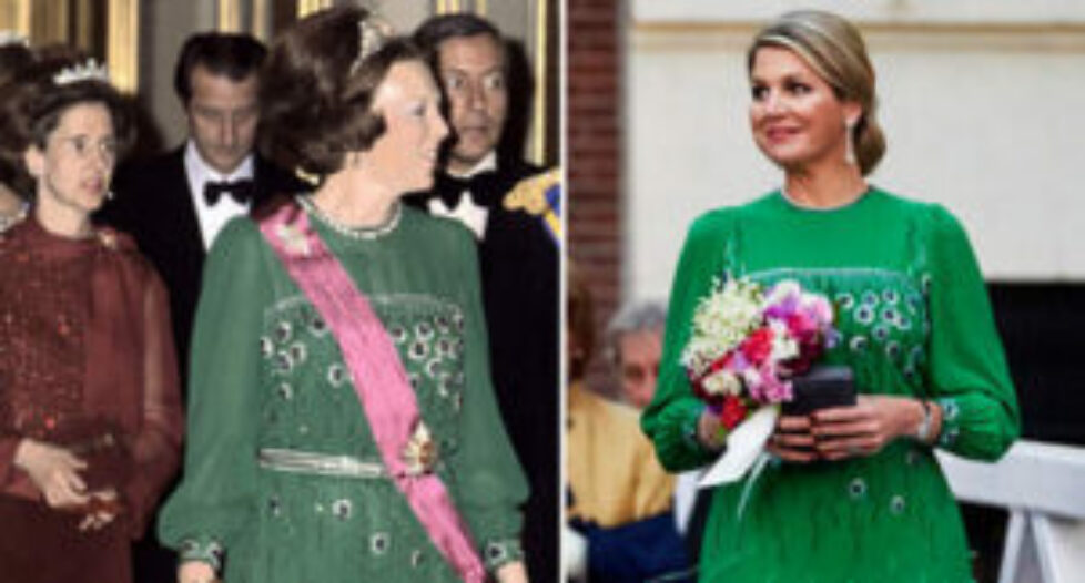 Béatrix et Maxima des Pays-Bas : recyclage de robe