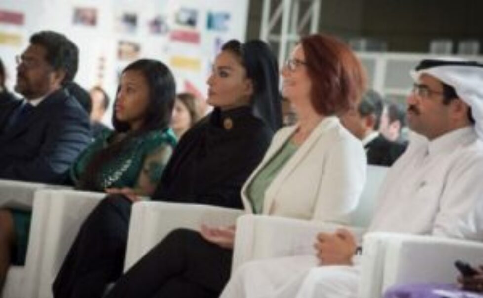 La sheikha Mozah à la session d&rsquo; « Educate a child »