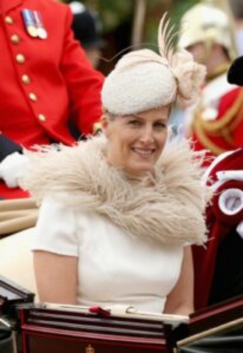 Cérémonie de l&rsquo;Ordre de la Jarretière : le « look » de la comtesse de Wessex