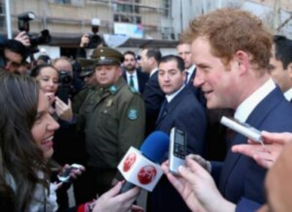 Le prince Harry au Chili