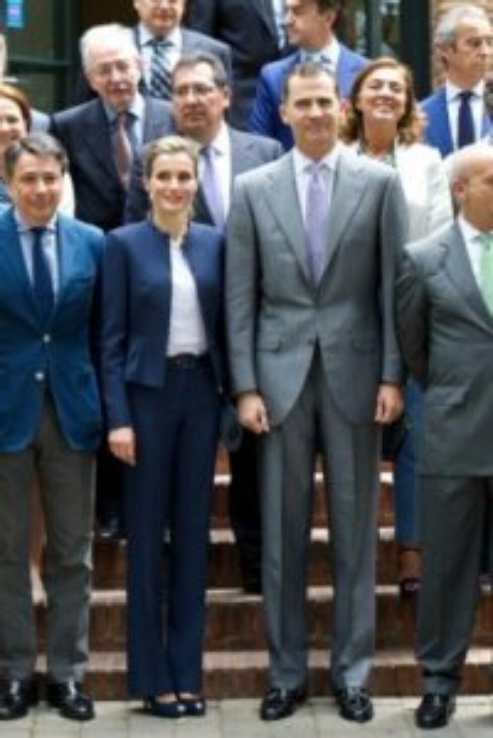 Felipe et Letizia d&rsquo;Espagne à la « résidence des étudiants »