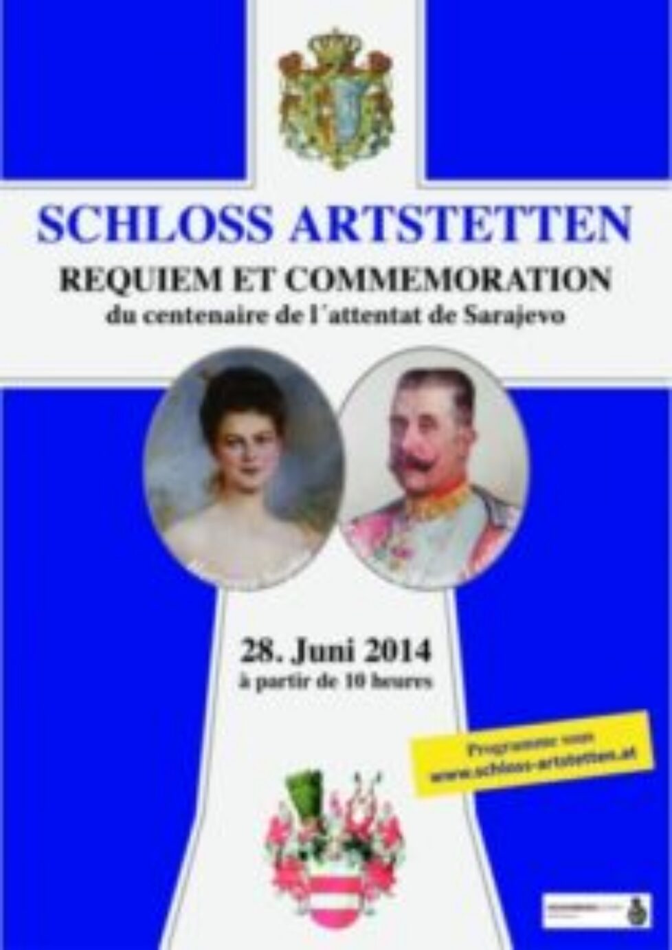 Commémoration des 100 ans de la mort de l&rsquo;archiduc héritier François Ferdinand et son épouse