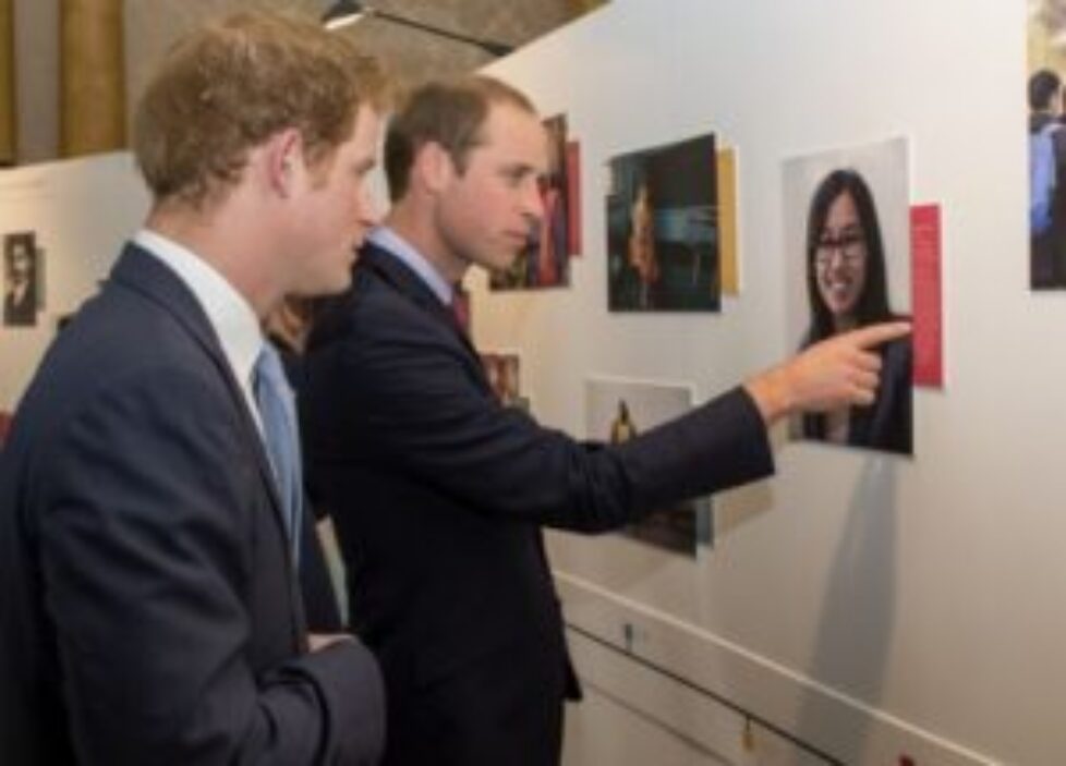 Les princes William et Harry aux Queen&rsquo;s Young Global leaders