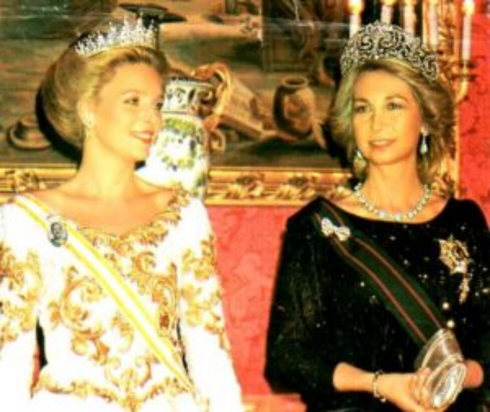Archives : Sophie d&rsquo;Espagne et Noor de Jordanie en 1985