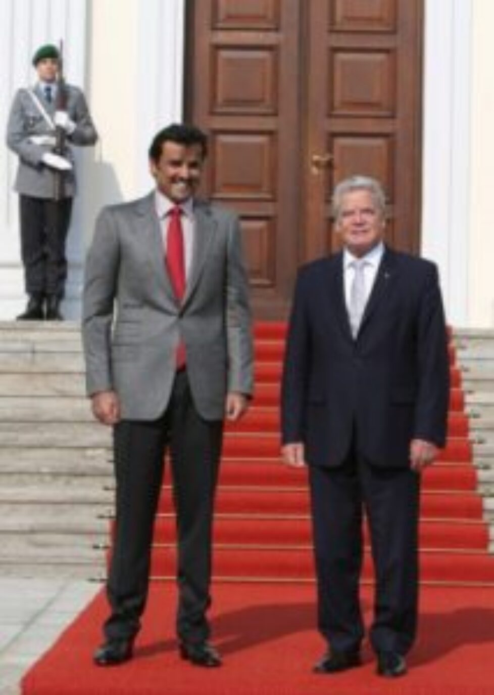 L&rsquo;émir du Qatar en Allemagne