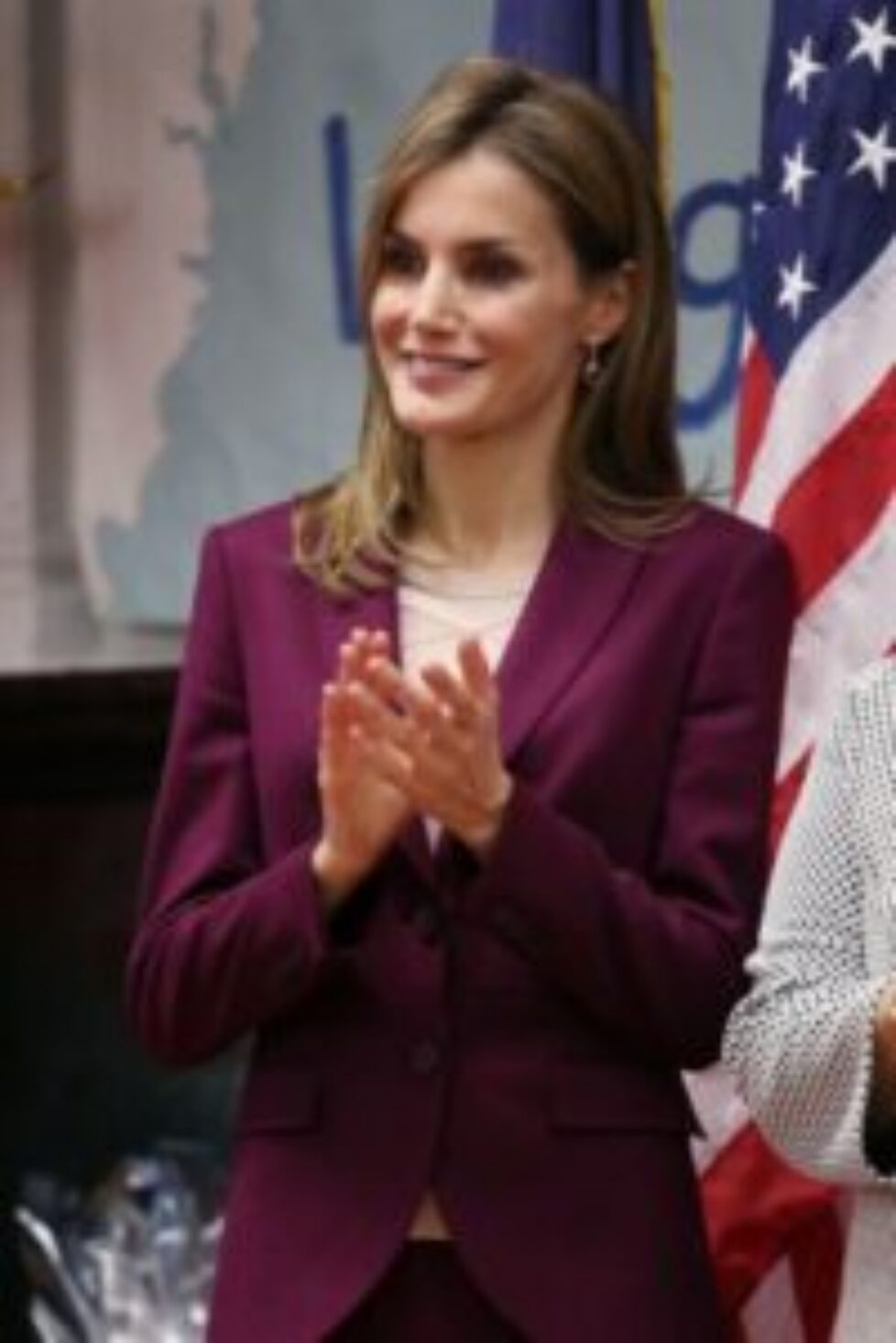 Letizia d&rsquo;Espagne à l&rsquo;académie internationale espagnole de New York