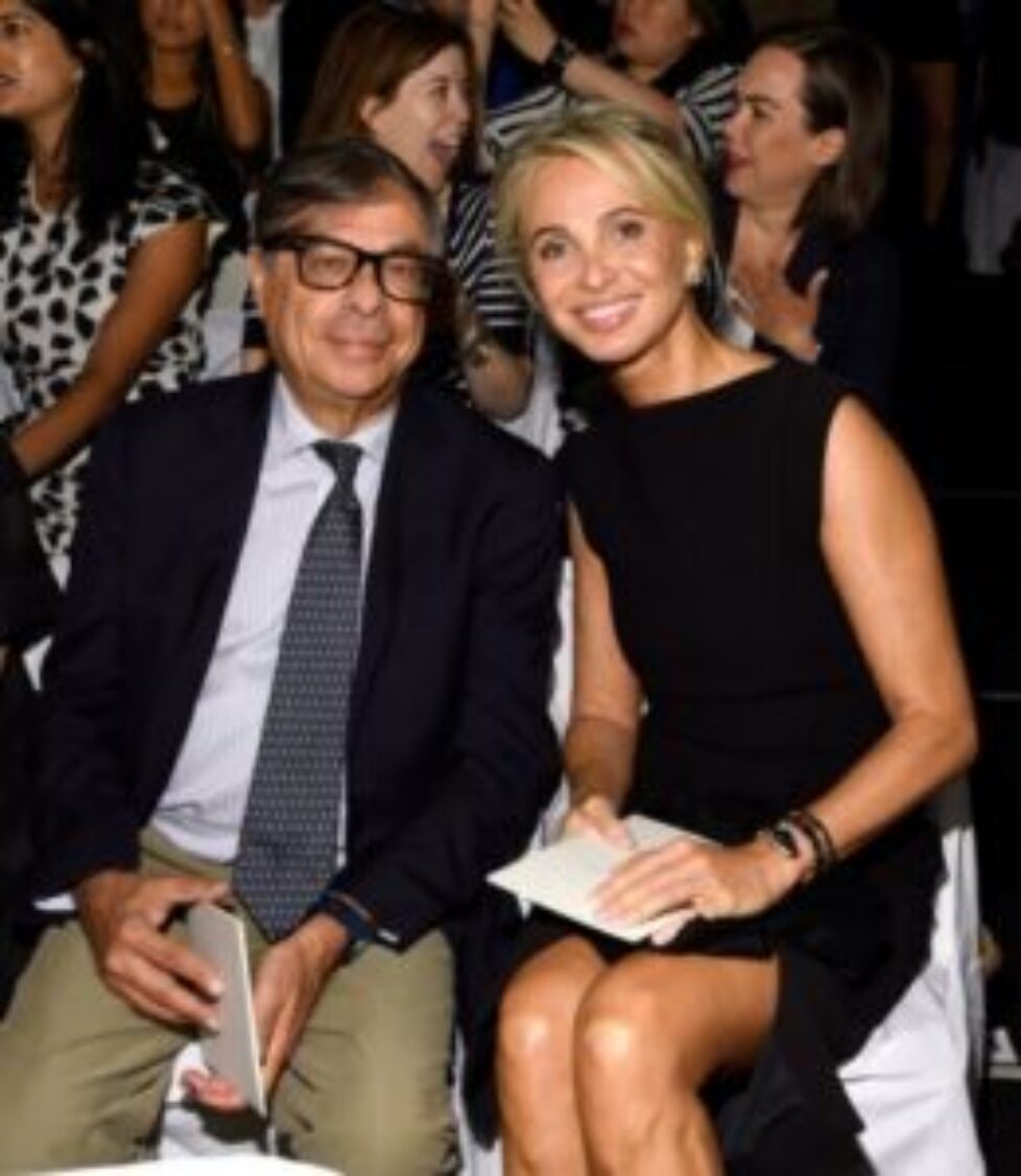 Corinna de Sayn-Wittgenstein-Sayn au défilé de Carolina Herrera