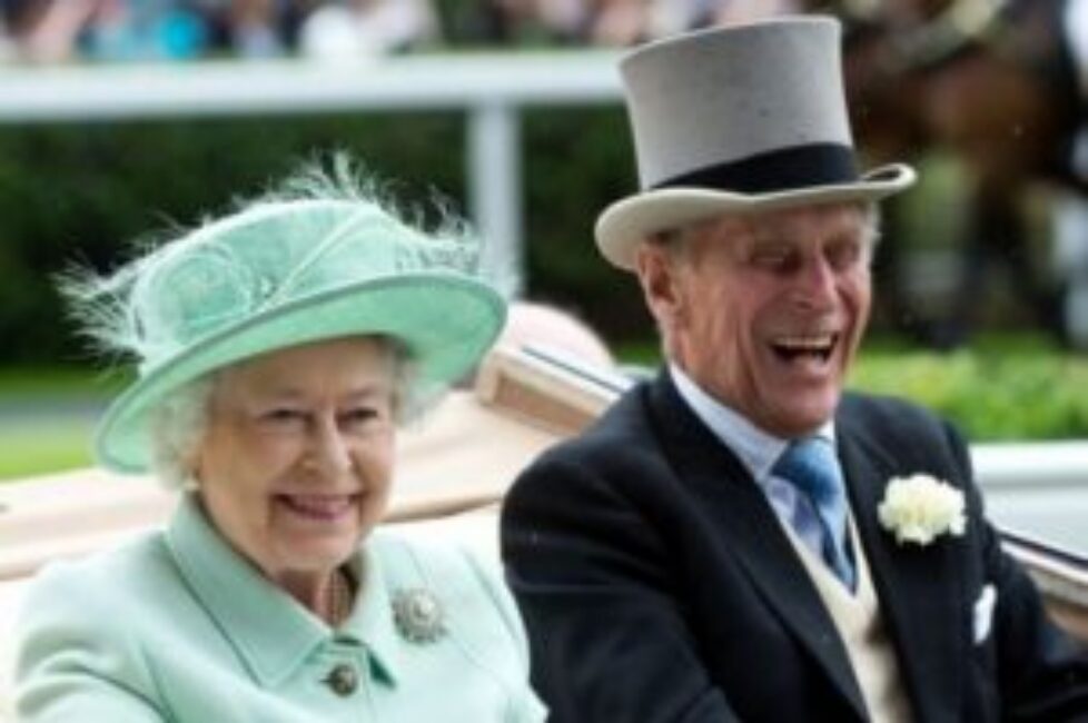 Queen Elizabeth II and Prince Philip, Duke of Edinburgh arrive by carriage on Ladies Day of Royal Ascot