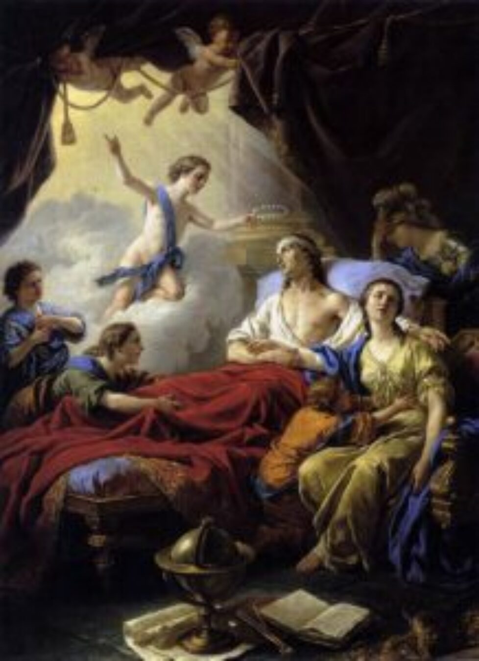 allégorie à la mort du dauphin 1765 wiki