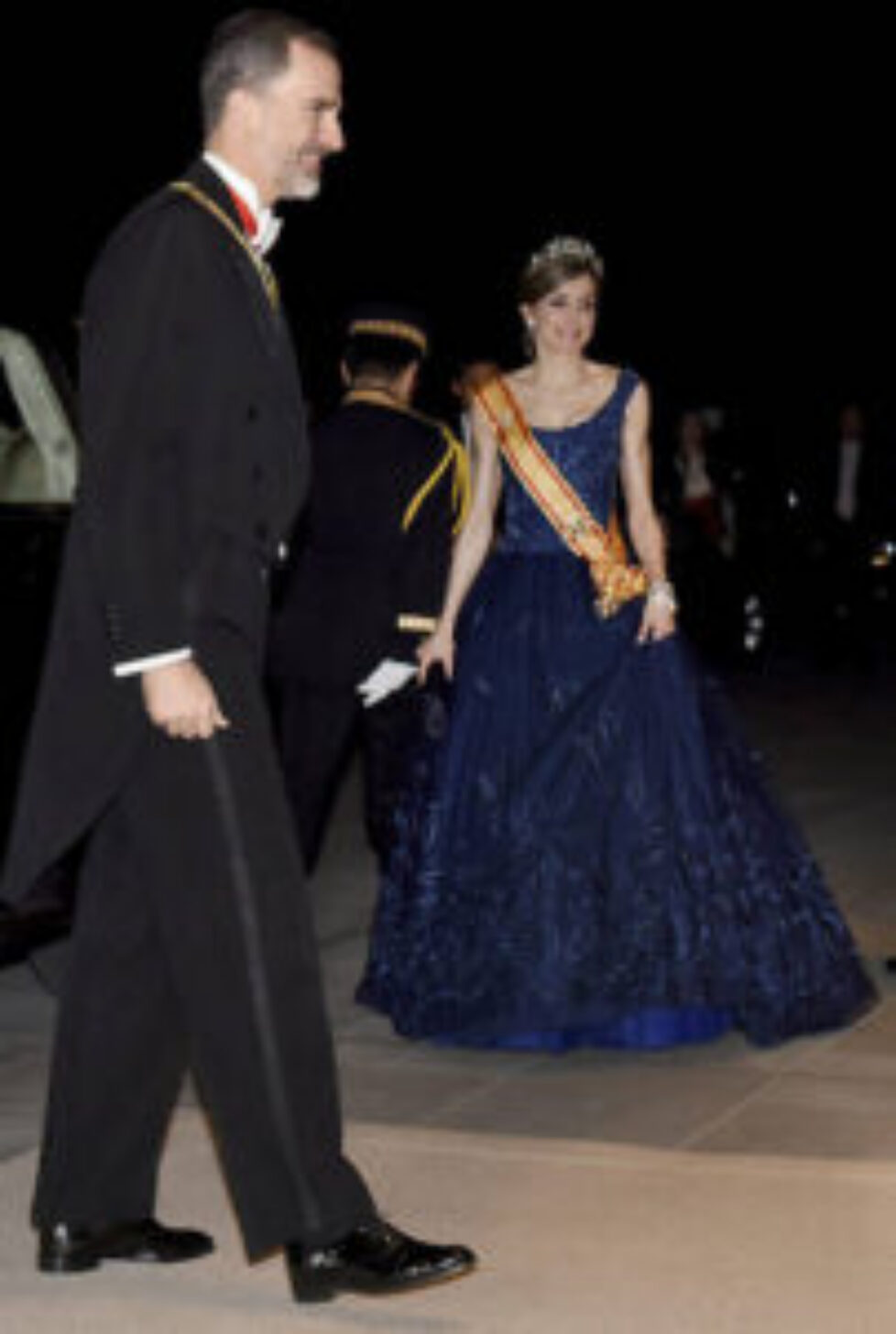 Cena de gala de los Reyes en Japón-a
