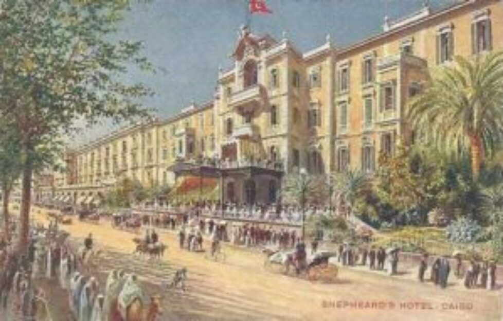Shepheard’sHotelView-Cairo(colored)around1890