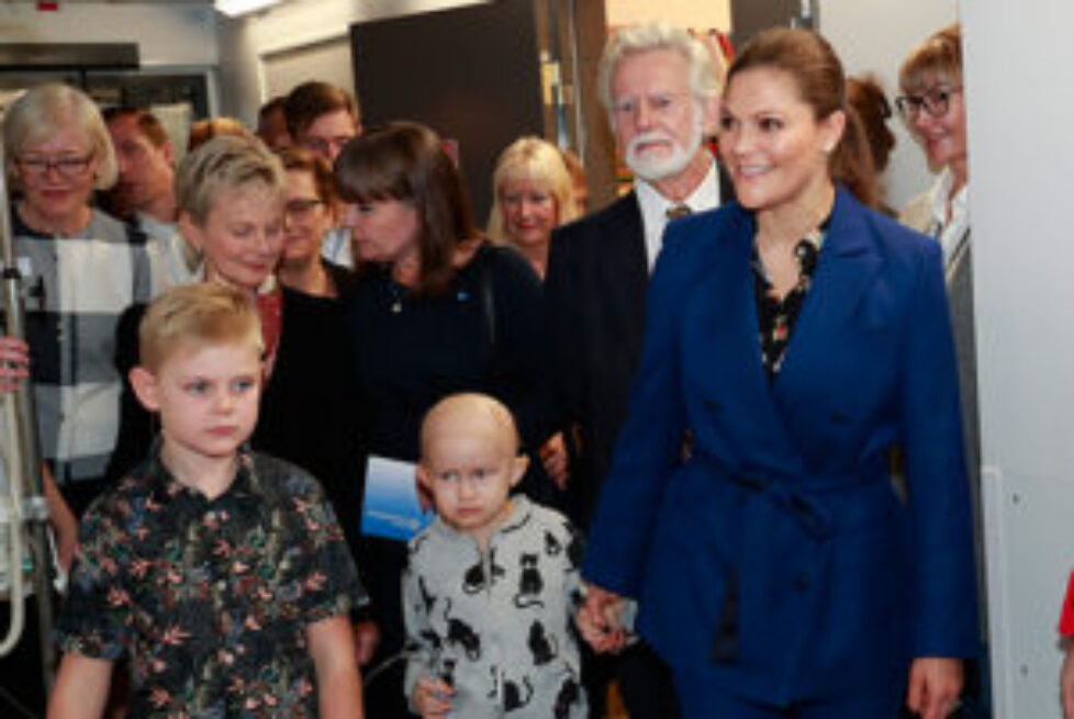 Attendance at a naming ceremony for a children's hospital, Linköping University Hospital, 2017-10-26