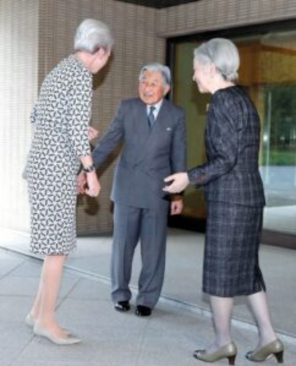 Japan Denmark Emperor Empress Princess Benedikte, Kejser Akihito, Kejserinde Michiko