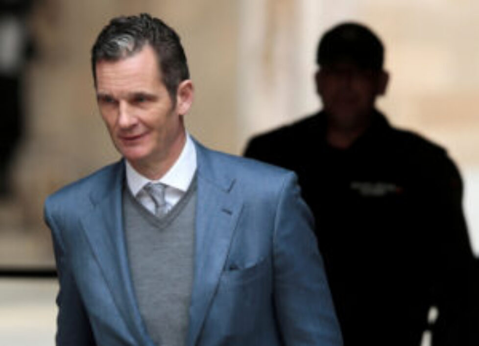 Inaki Urdangarin, husband of Spain's Princess Cristina, leaves court after a hearing in Palma de Mallorca
