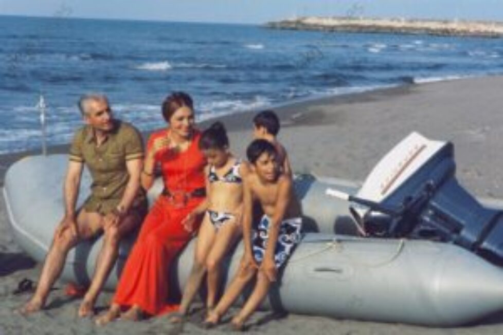 Schah Mohammed Resa u.Familie / 1970 - Shah Mohammad-Reza / Family / 1970 - Shah d'Iran et famille, juillet 1970.