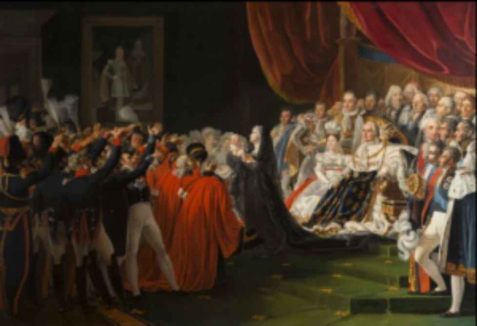 1 - La duchesse de Berry présente le duc de Bordeaux par Charles Nicolas Lafond