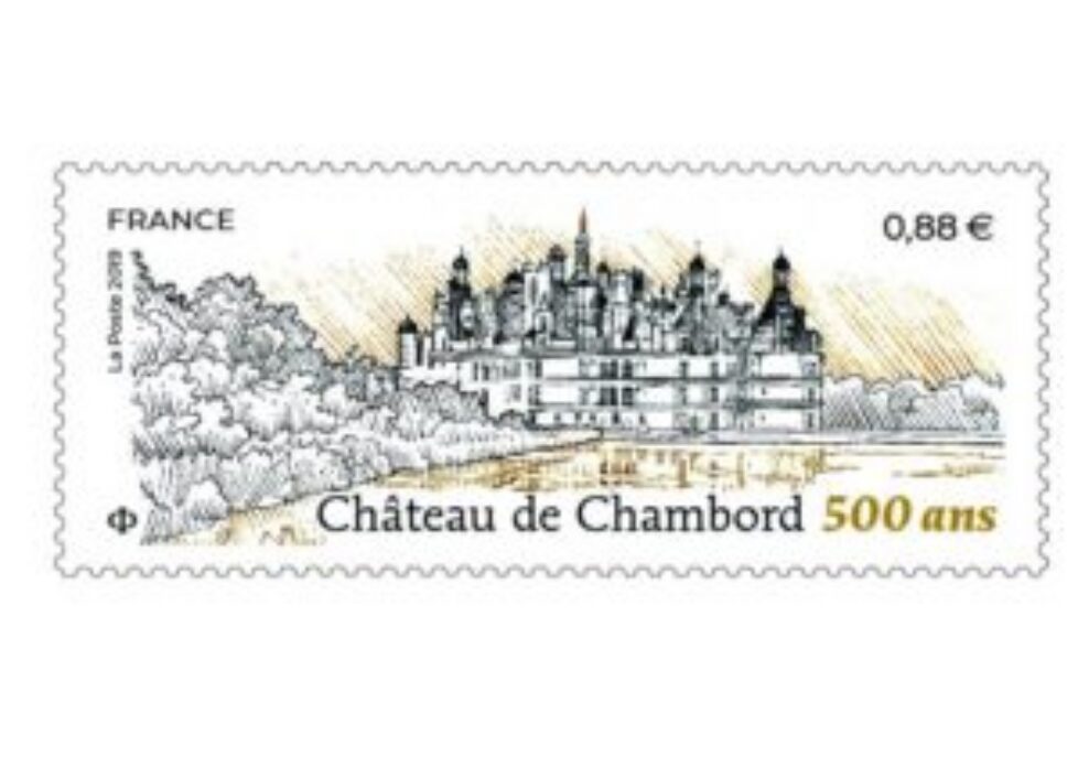 Timbre pour les 500 ans de Chambord – Noblesse & Royautés