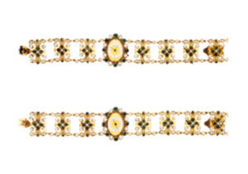 Les bracelets montres de la princesse Auguste-Amélie