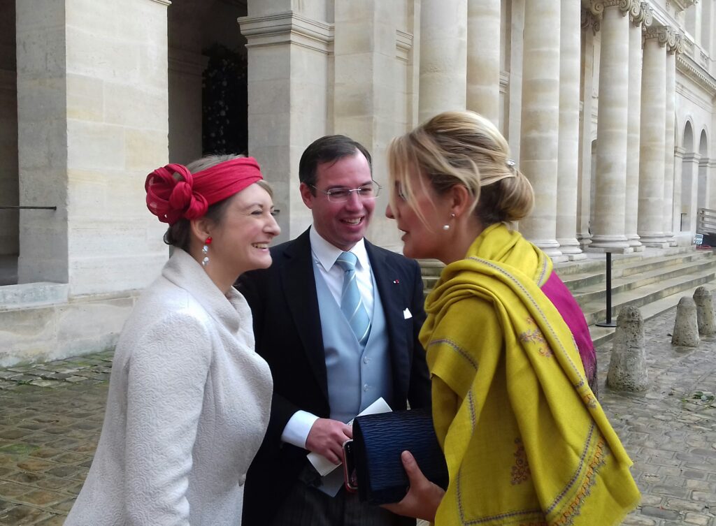 La comtesse de Paris et le couple héritier luxembourgeois au mariage du ...