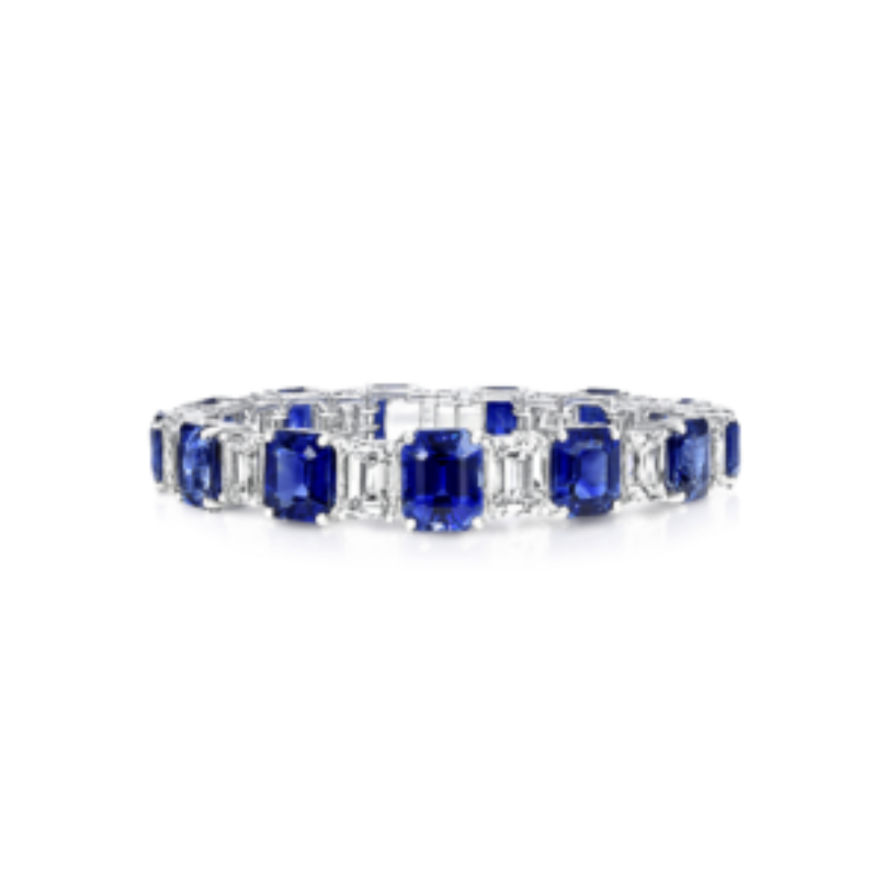 Graff-emerald-cut-sapphire-and-diamond-bracelet-RGB126