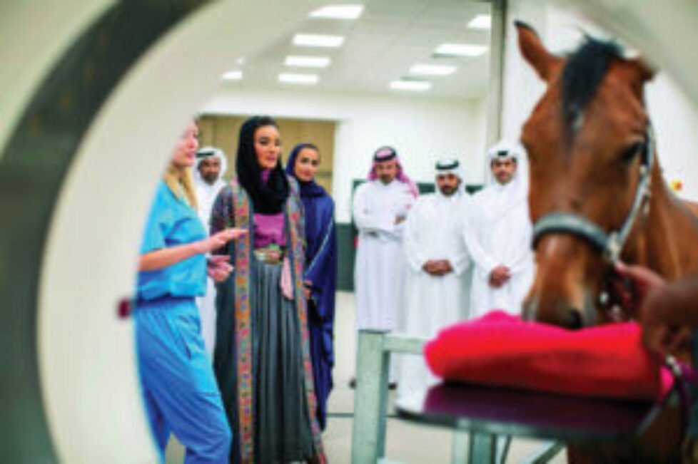HH Sheikha Moza officially opens Equine Veterinary Medical Center