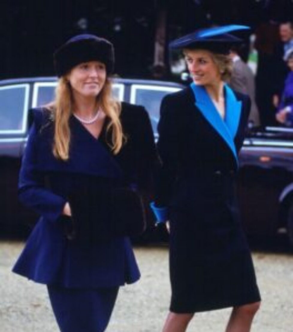 Princess Diana And Duchess Of York At Sandringham