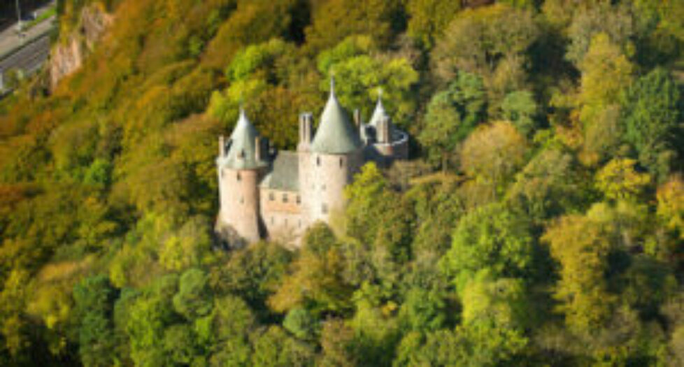 Castell CochCardiffAerialSouthCastlesHistoric Sites