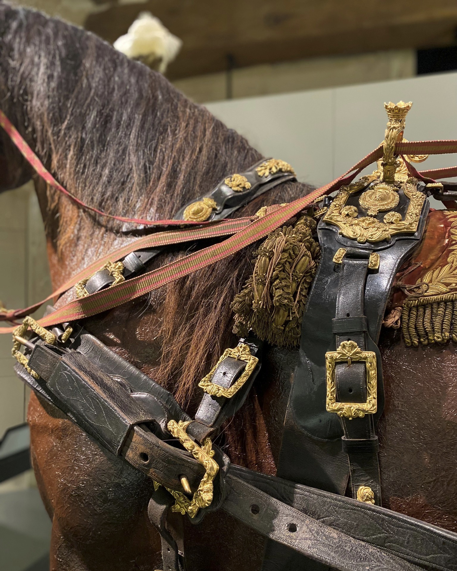 Grand Harnais à Cheval De Trait – Hames Nickel Chromé 36 Pouces