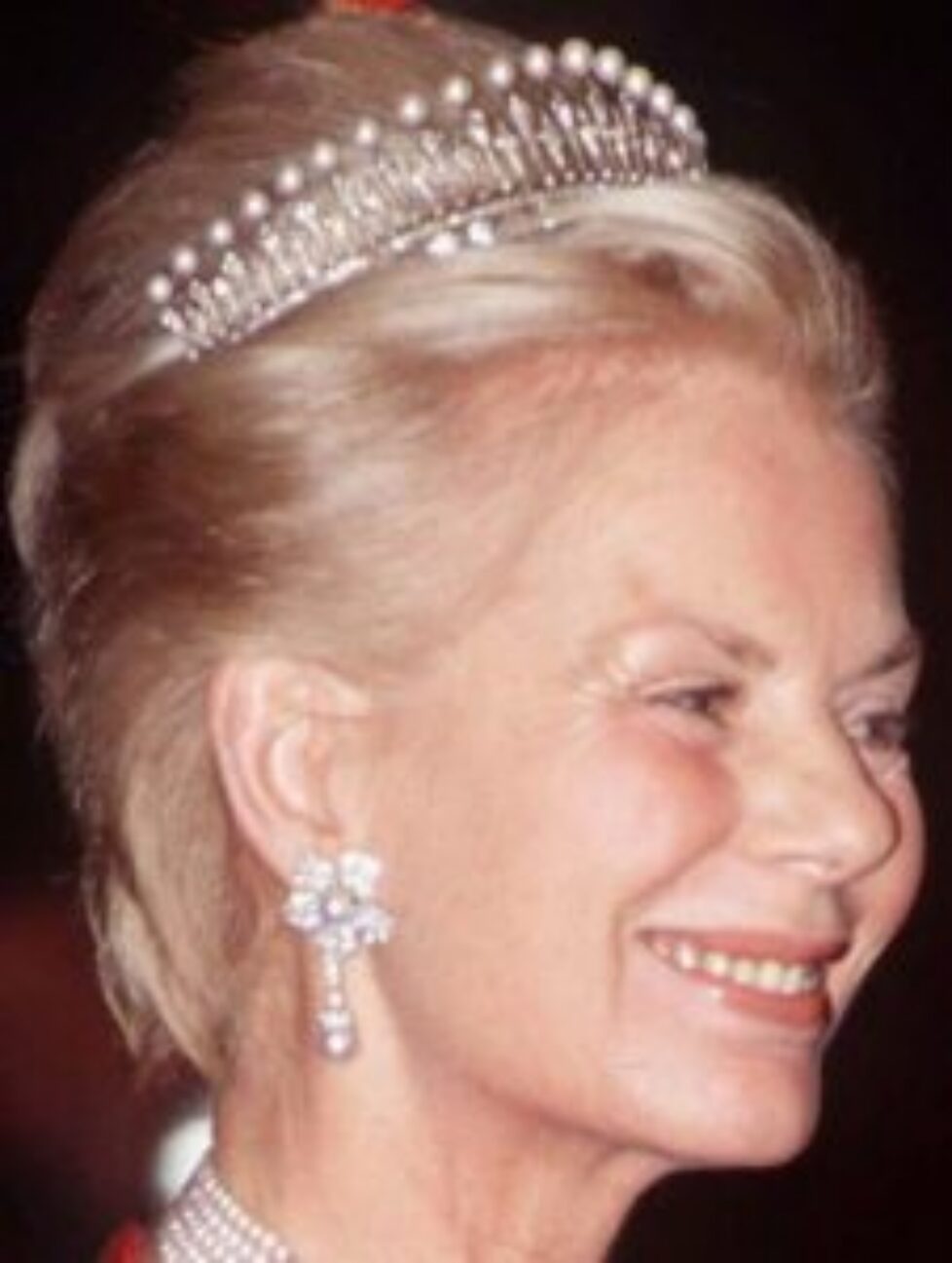 Pearl Fringe Tiara () Katharine, Duchess of Kent 4