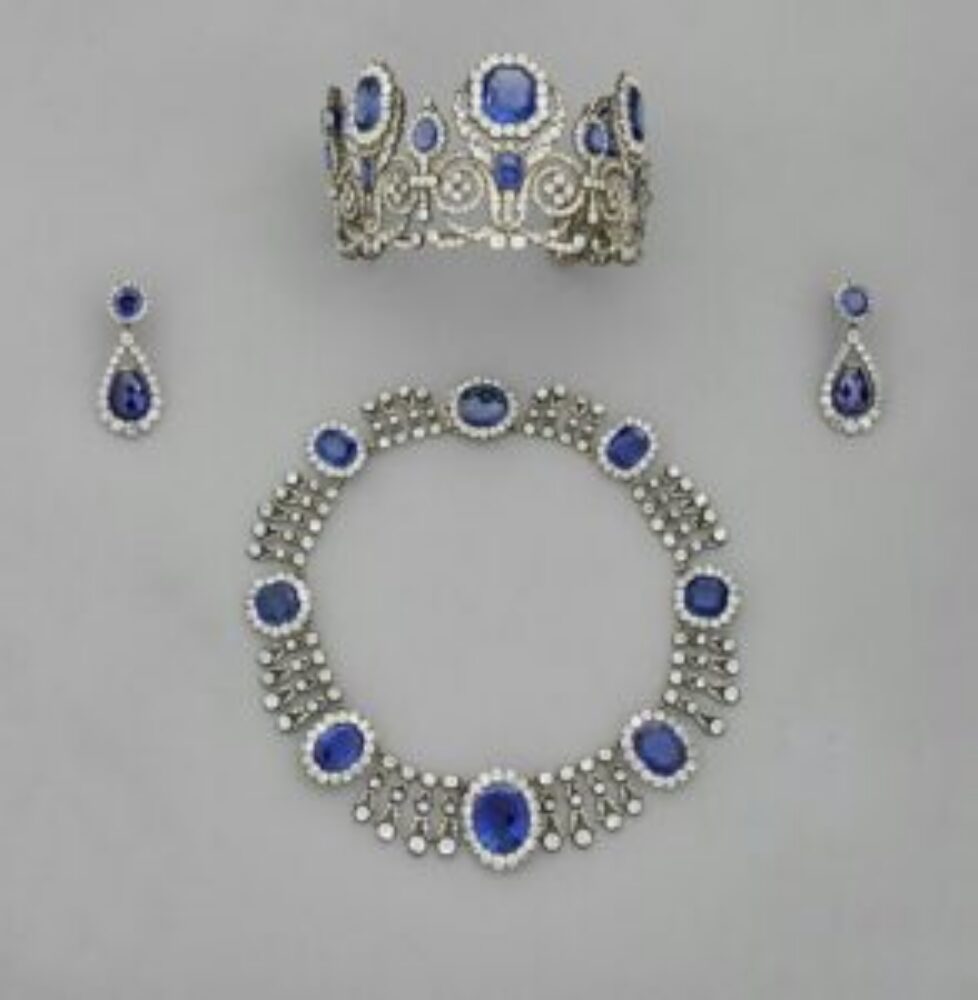 Diadème de la parure de la reine Marie-Amélie et de la Reine Hortense