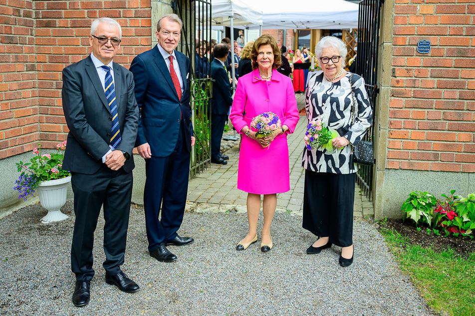 Queen Silvia attends the 150th Anniversary of the Foundation King Oscar I's Memorial