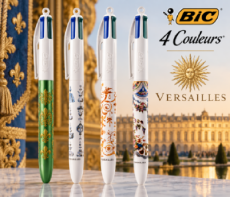 Stylos BIC Versailles en majesté